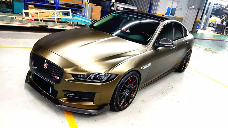 定制适用 捷豹xe/xel/xes改装真碳纤维前唇侧裙后唇后扰流尾翼小包围