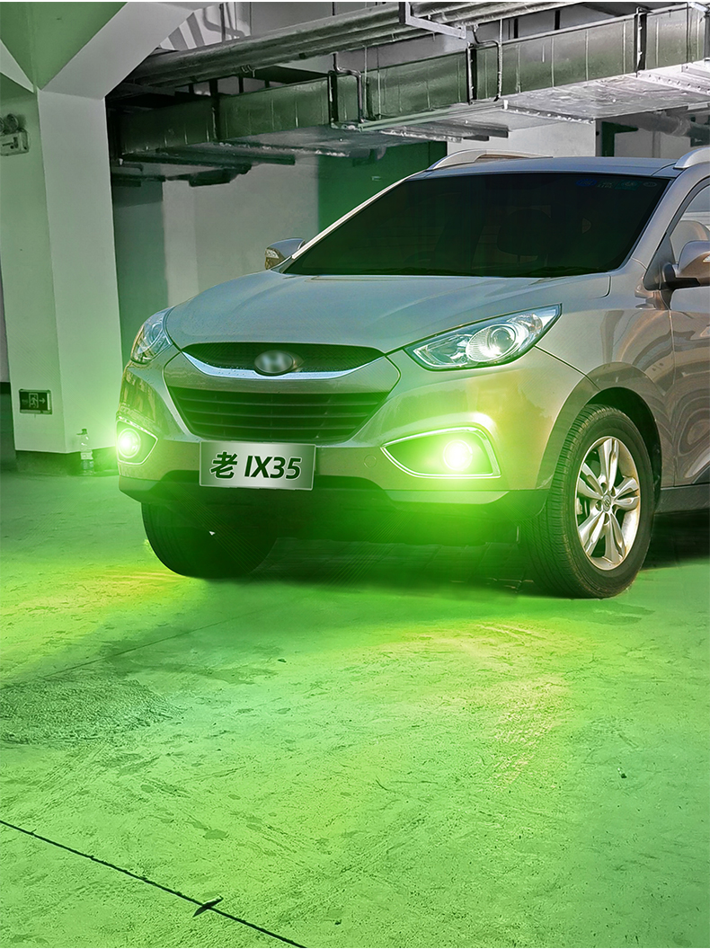 适用于适用09-12款现代ix35雾灯10led黄金光灯泡11雾灯现代老款ix35