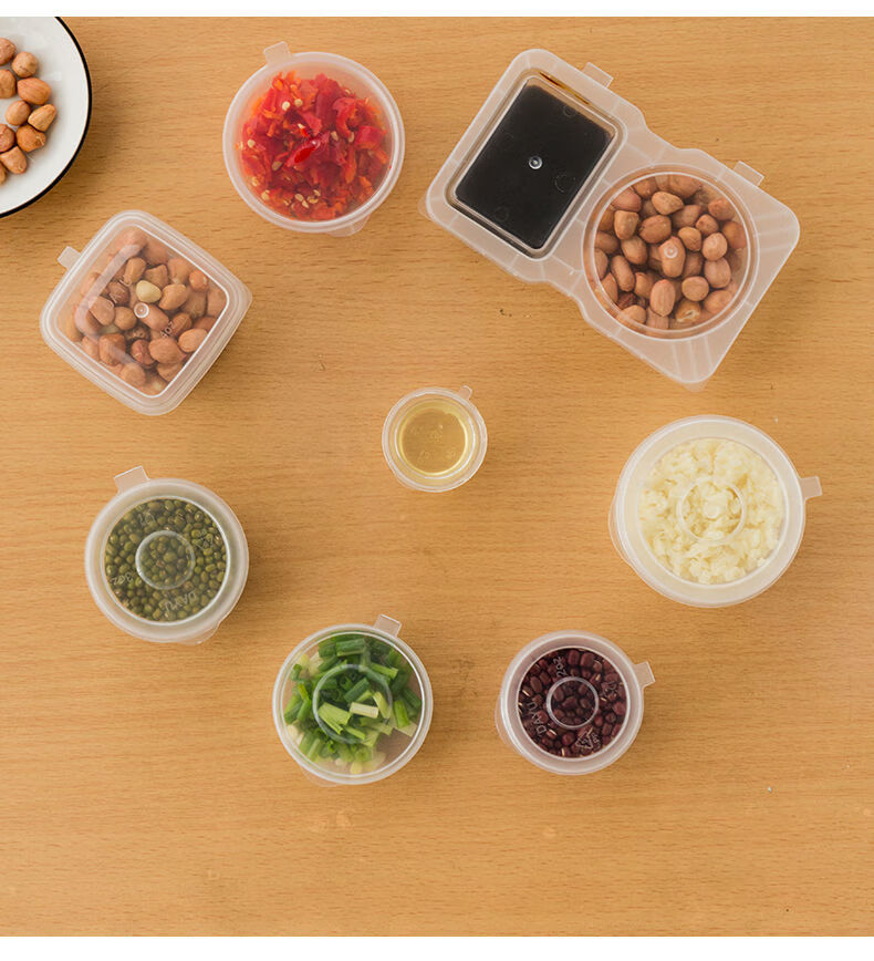 一次性调料盒一次性酱料盒批发连体酱料杯带盖外扣方形p2调料盒外卖