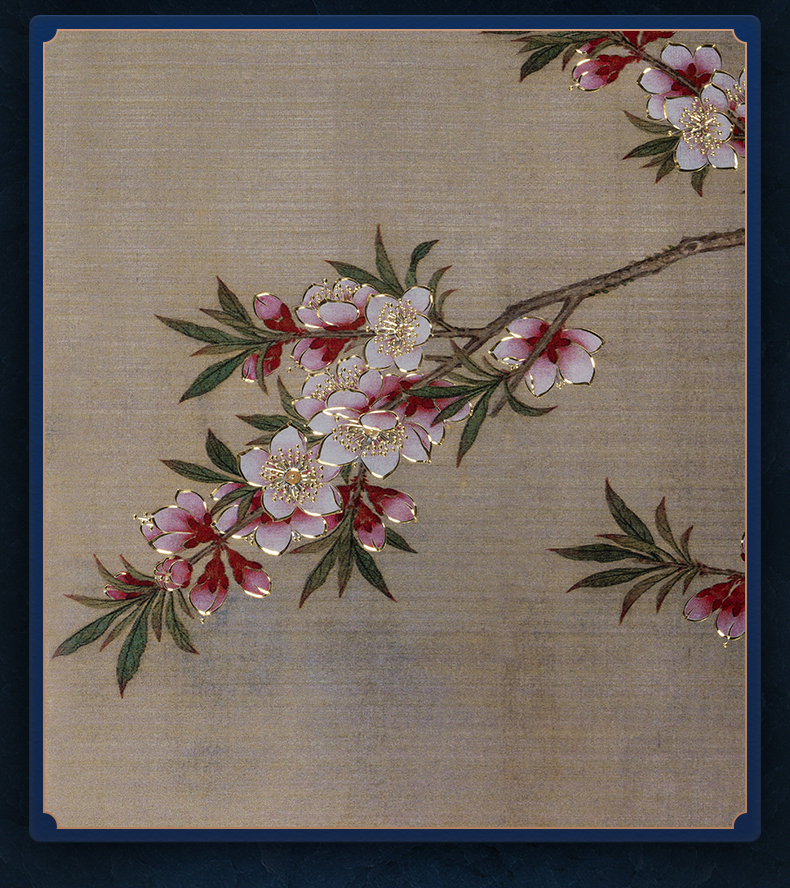 铜雕画手工錾刻铜雕画清余稚花鸟册装画玄关画壁画金针花宽55厘米高55