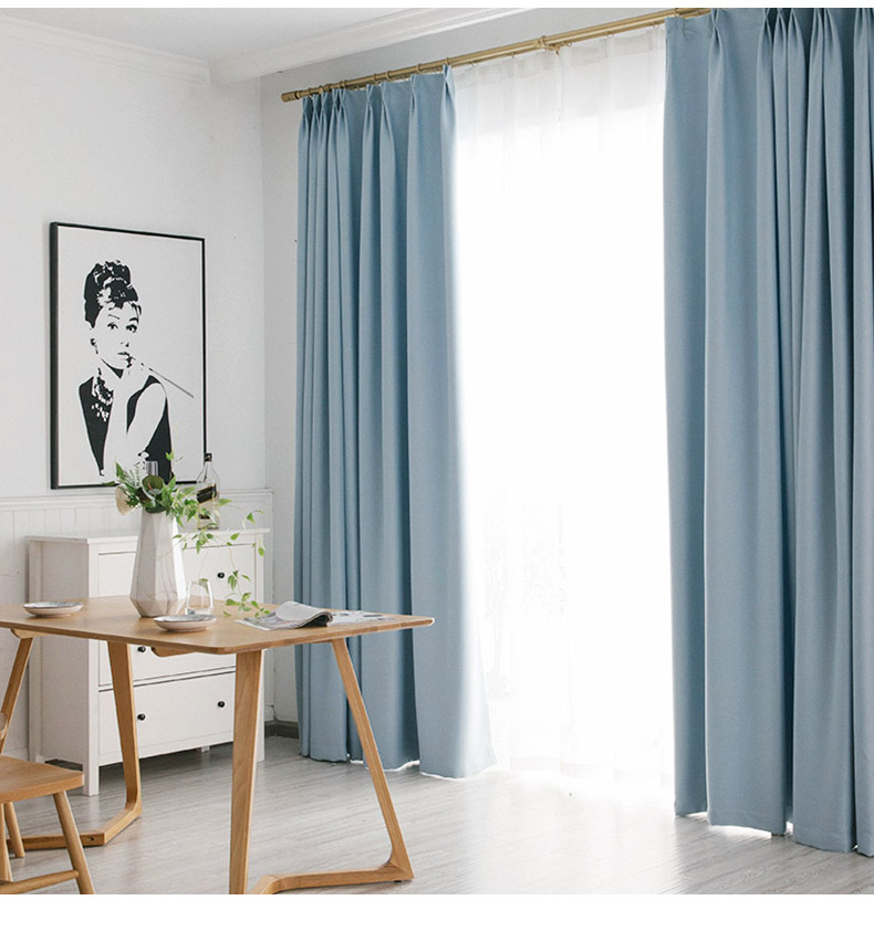 强力隔音降噪窗帘水星家窗帘隔音窗帘遮光卧室隔马路噪音客厅吸音隔热