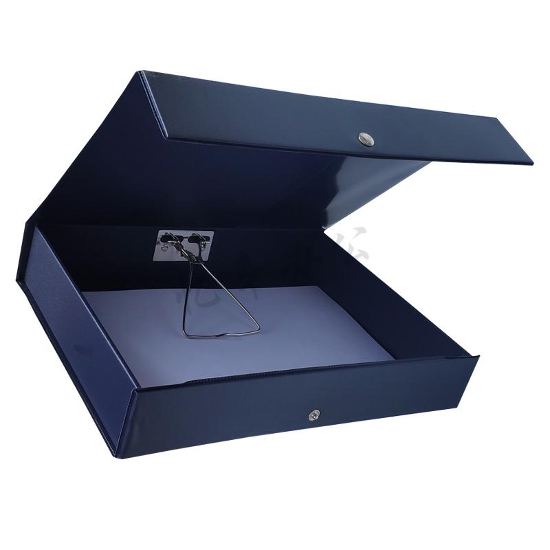 君喜森南国威利文件盒a813办公档案盒案件资料盒a4文档盒子带压铁夹厚