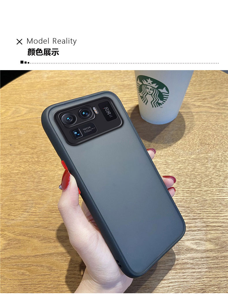 爱享佳小米11ultra手机壳简约适用小米11ultra液态硅胶镜头全包防摔男