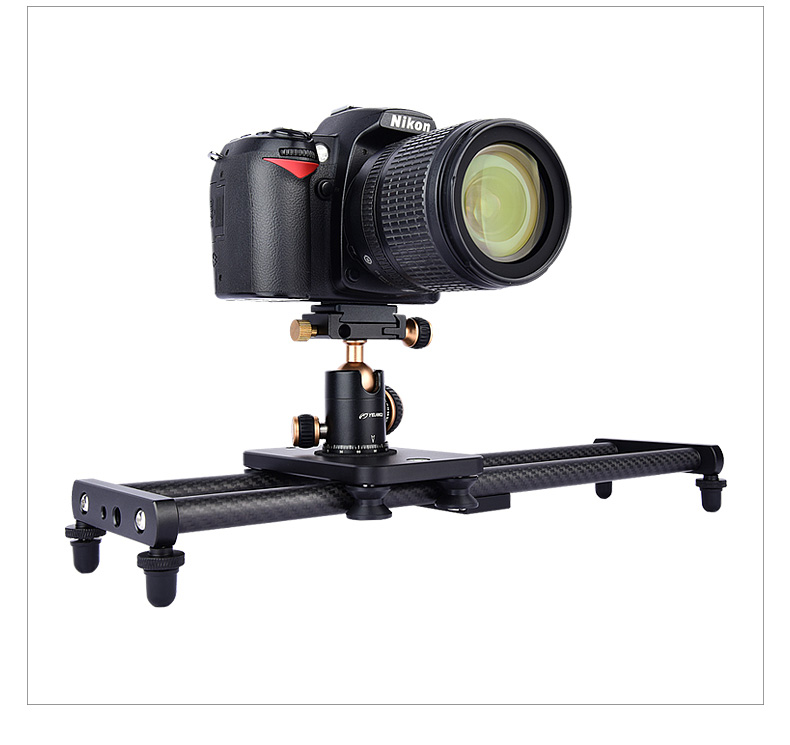 yelangu狼王单反滑轨相机碳纤维轨道手机摄影vlog微距便携拍摄40cm