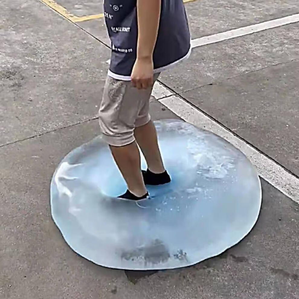 注水气球充气泡泡球充水可以装水的超大拍拍球不破吹气透明打水仗