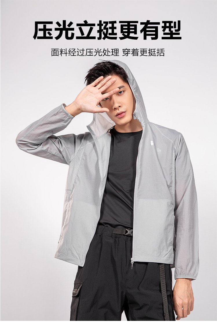 思凯乐户外防晒衣男防紫外线女轻薄透气运动皮肤风衣男f2011537蓝色