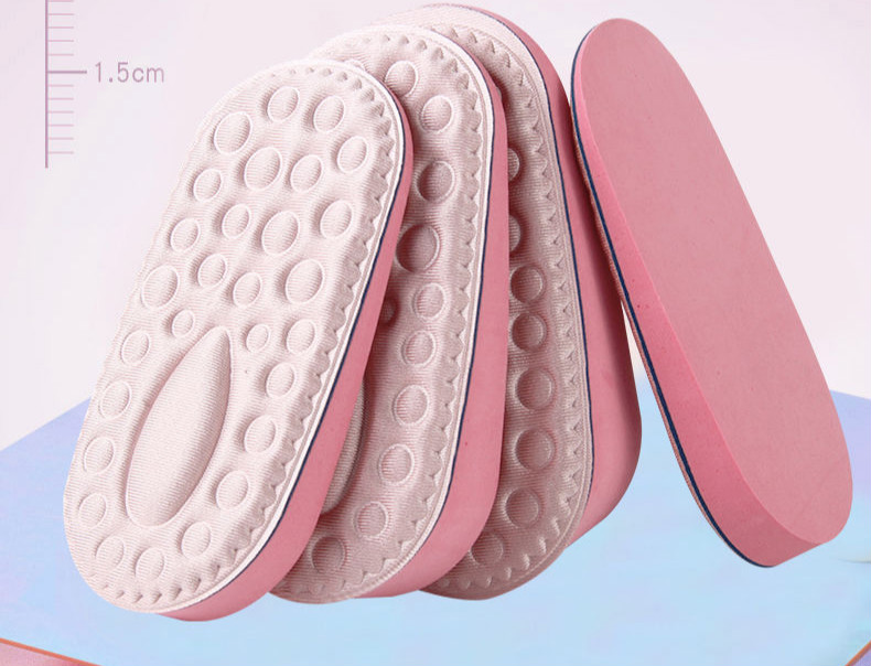 内增高鞋垫女式男士隐形增高鞋垫网红硅胶增高垫半垫吸汗减震 2.