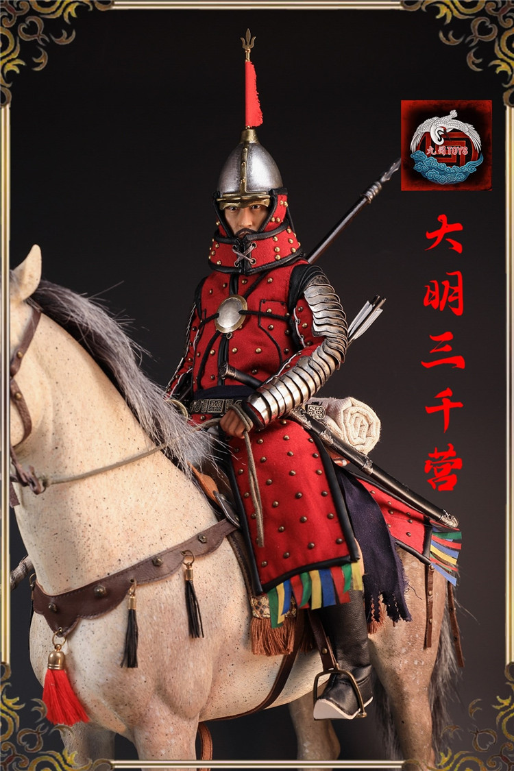 明朝兵人九司toys1:6大明三千營人仔js-001古代可動關節模型 780順豐