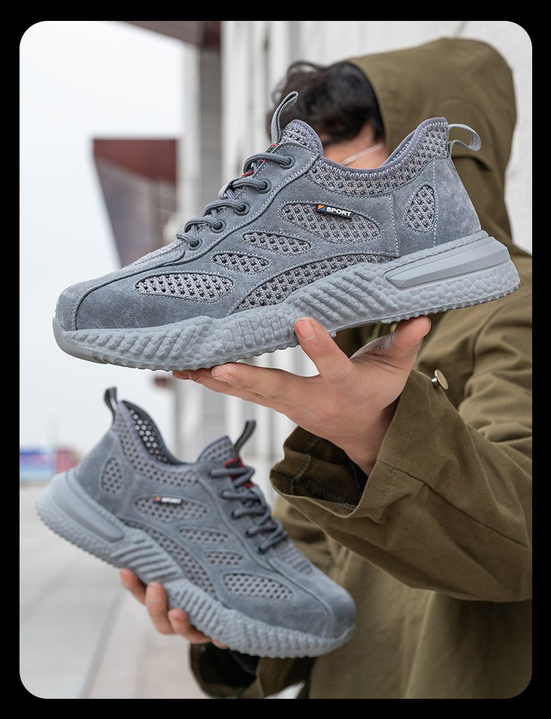 3m劳保鞋安全鞋男功能鞋夏季透气轻便钢头防砸防刺穿软底老保安全工地