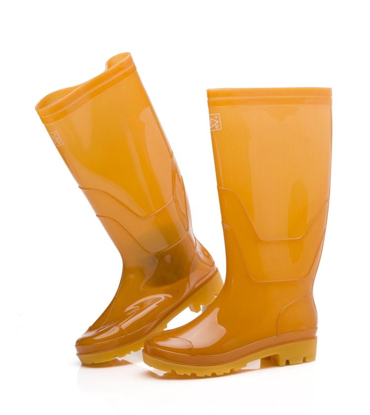 男式雨鞋男三防雨靴矿山水鞋男款无里布种透明牛筋工矿底矿工劳保高筒