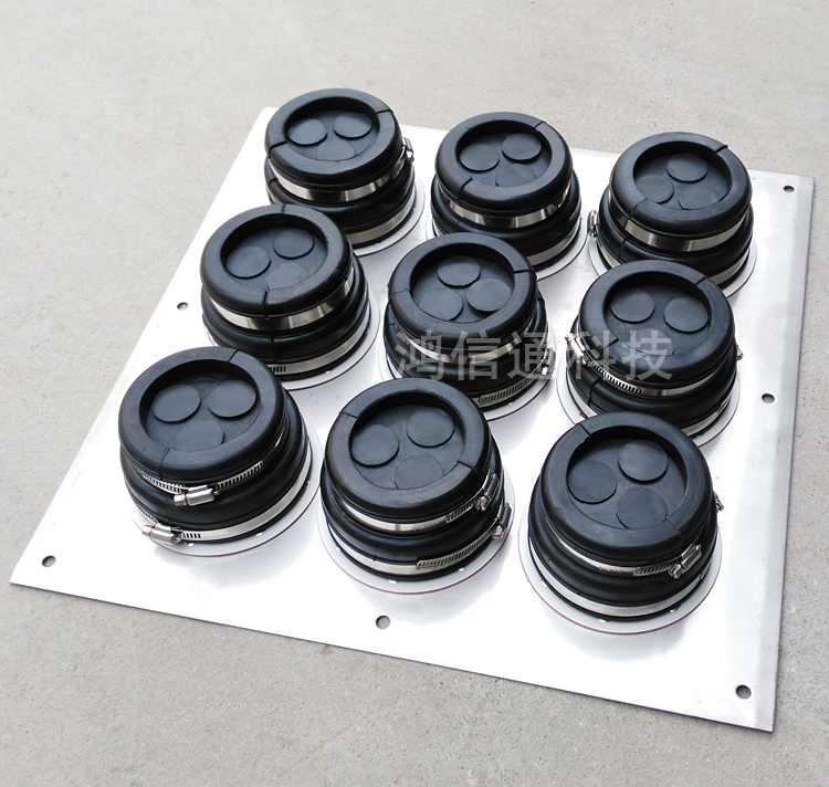 60馈线窗9孔不锈钢馈线窗双喉箍式500500mm机房馈线保护窗铁塔通信