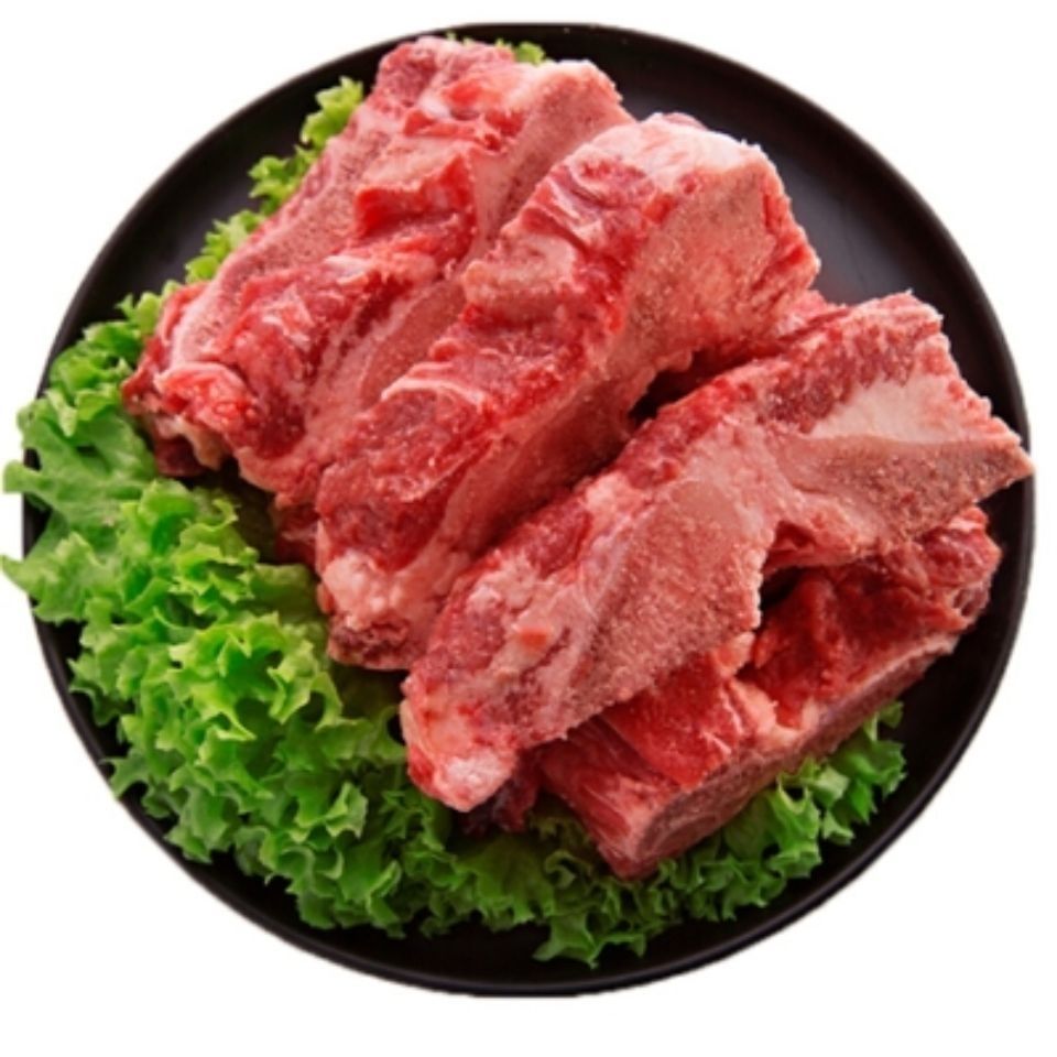 牛骨头牛脊骨黄牛牛脊骨大骨汤火锅锅底麻辣烫锅底补钙少许肉新鲜熬汤