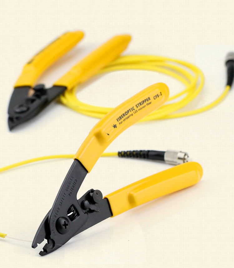 双口米勒钳cfs-2 两口光纤剥纤钳冷接头剥线钳开剥器光纤工具套装 双