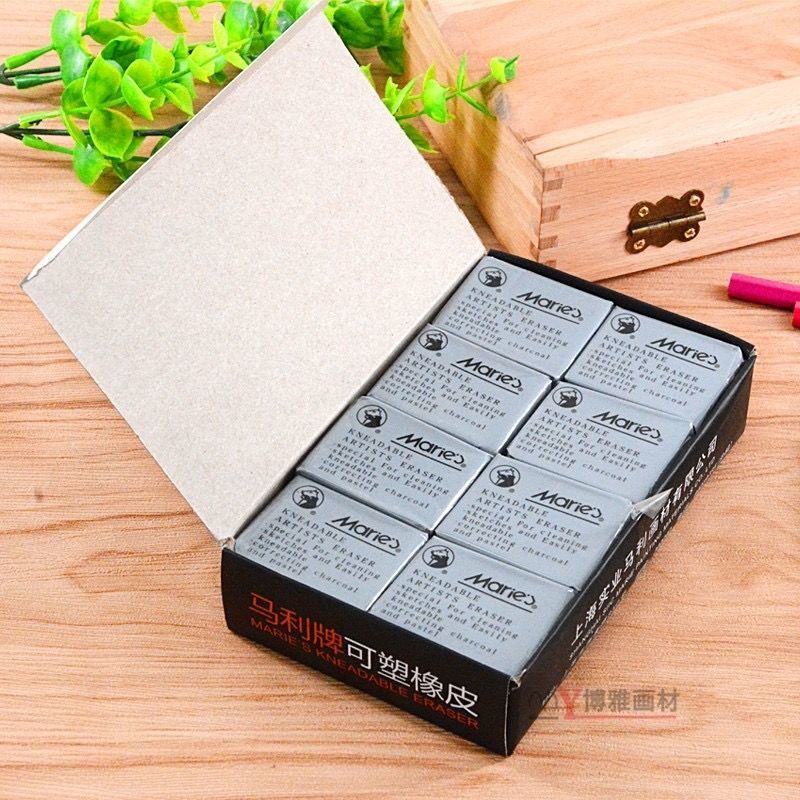 马利牌可塑橡皮绘画软橡皮粘性橡皮泥素描速写胶泥不黏手橡皮6142可塑