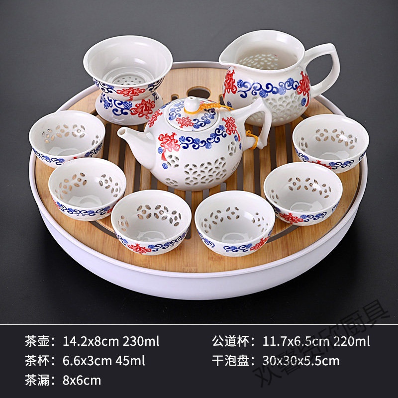 简易茶具套装烧水壶茶具套装家用小型茶台整套功夫茶具简易中式小套储