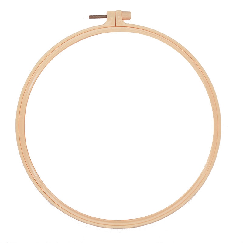 仿竹刺绣绷框十字绣绣圈架子绷子工具圆形绣架撑子绷绣花架固定圈1624