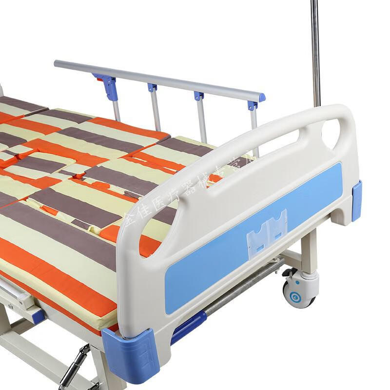 家用老人带便孔手摇床单摇双摇美容床翻身床多功能护理白色2050900500