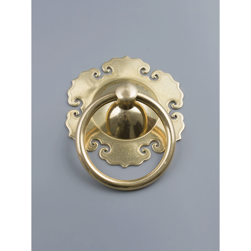 隐形拉手仿古拉手古铜中式大门把手纯铜拉把老式木门门环复古双开门