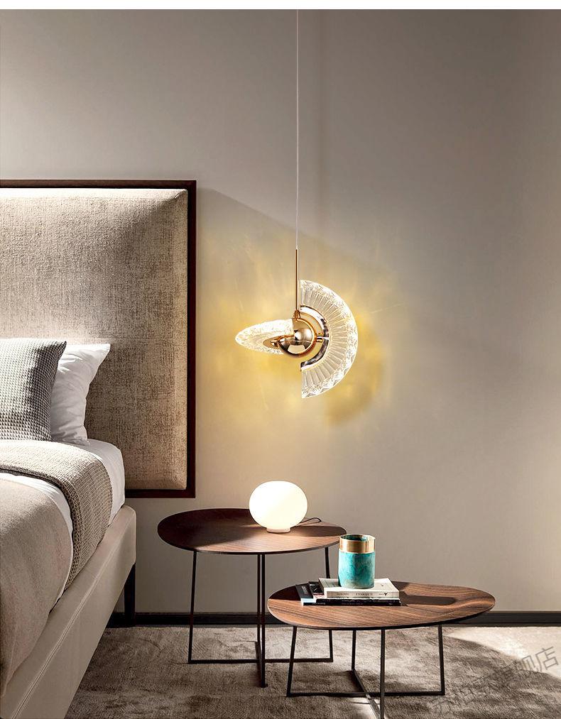 苏柏歌后现代简约卧室床头小吊灯北欧新款网红创意个性吧台led小吊