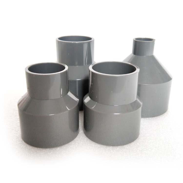 pvc头变径大小头塑料水管同心配件给水管110125140160Φ160x125