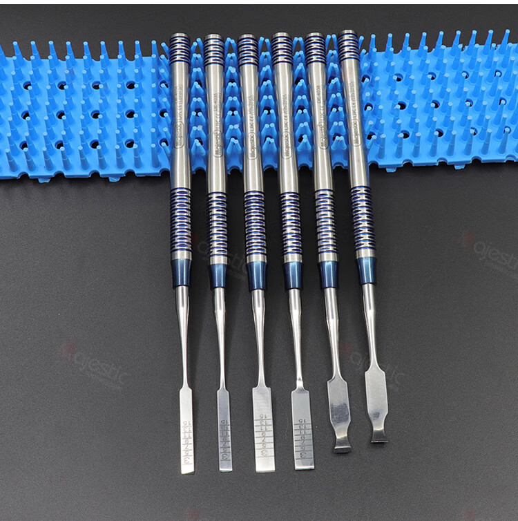 口腔用骨凿种植骨劈开器械牙釉质凿牙科工具带刻度牙齿开缝器设备 骨