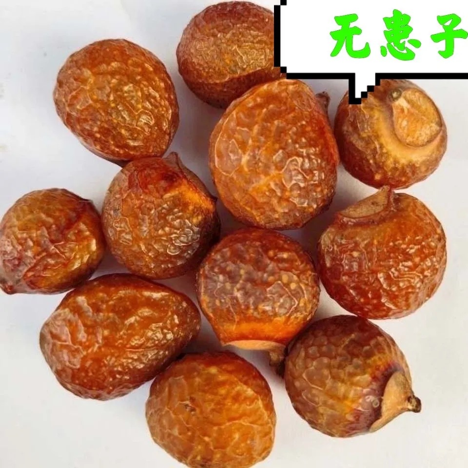 同仁堂无患子果整个天然肥皂果中药材500g圆皂角洗手果洗发衣