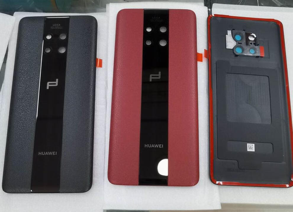 荧阙适用华为mate20rs保时捷后盖mate20pro通用保时捷全新黑红后盖