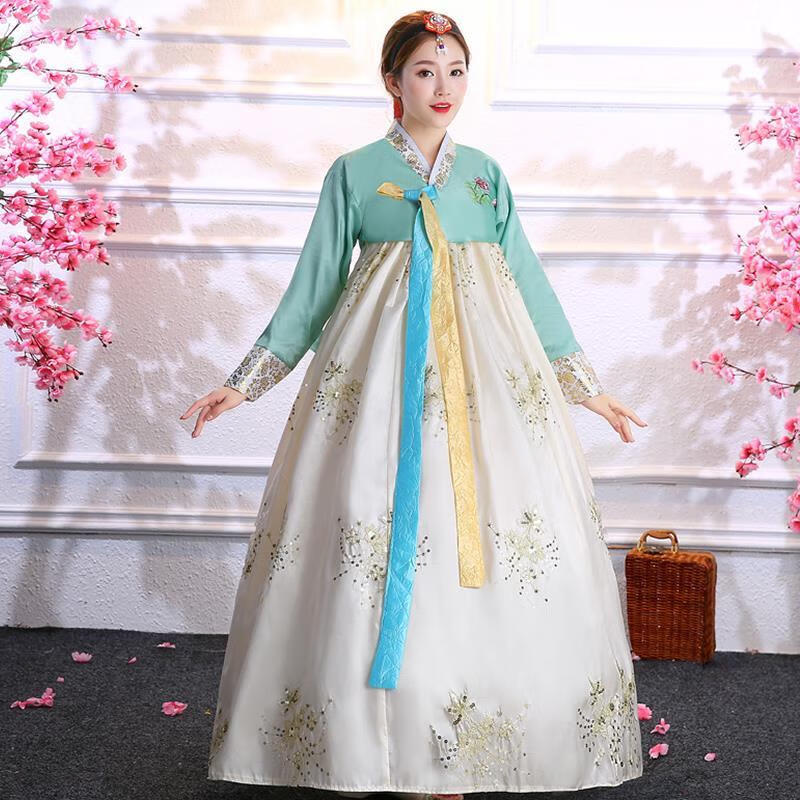 咚憬朝鲜族民族服饰传统韩服女装韩国婚礼古装写真大长今演出服舞蹈服