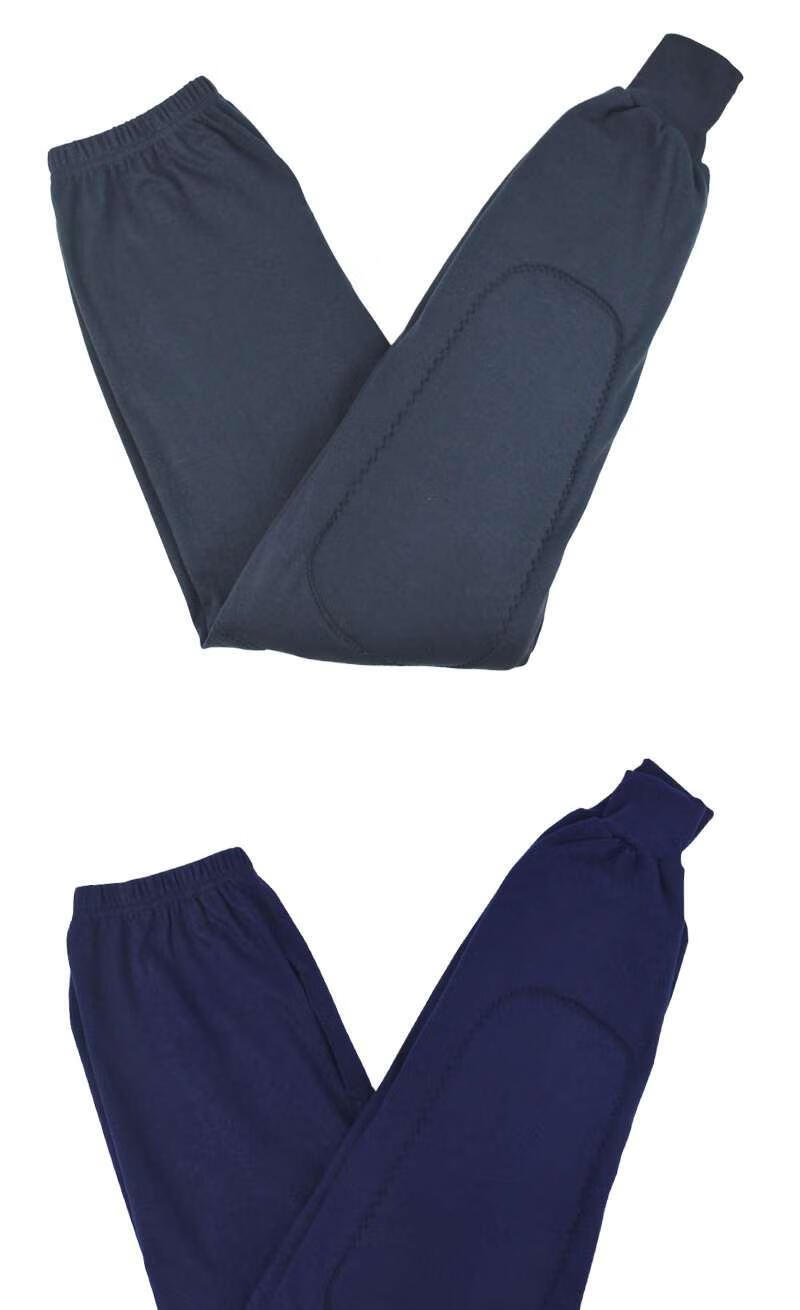 高品质加绒保暖秋裤女2021冬季新款男女士护膝秋裤中老年膝盖保暖裤全