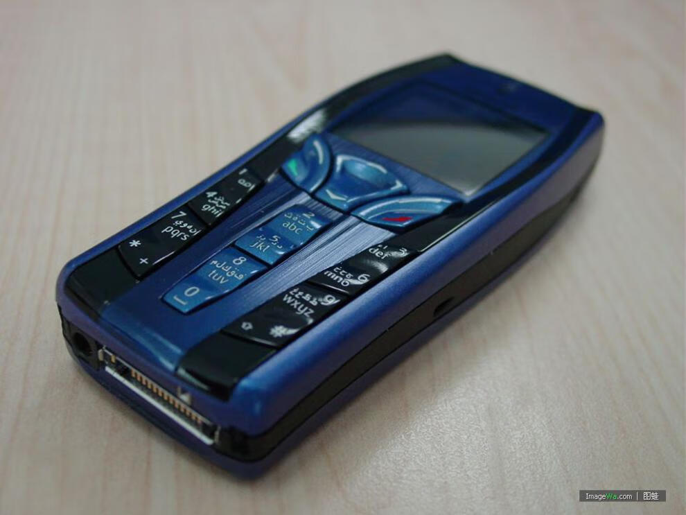 nokia/诺基亚 7250i 经典直板老款怀旧收藏学生备用机 蓝色两电一充