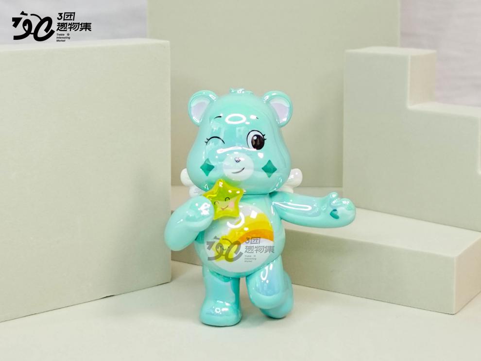 carebears愛心小熊愛心小熊天空熊系列盲盒網紅2022新款潮玩陽光開盒