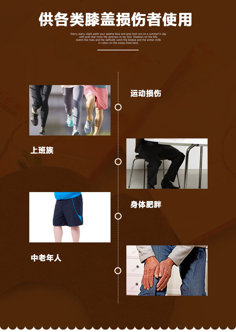 艾叶膝盖贴老寒腿关节贴颈椎贴腰疼贴暖身贴发热贴暖宝宝贴买21共3盒