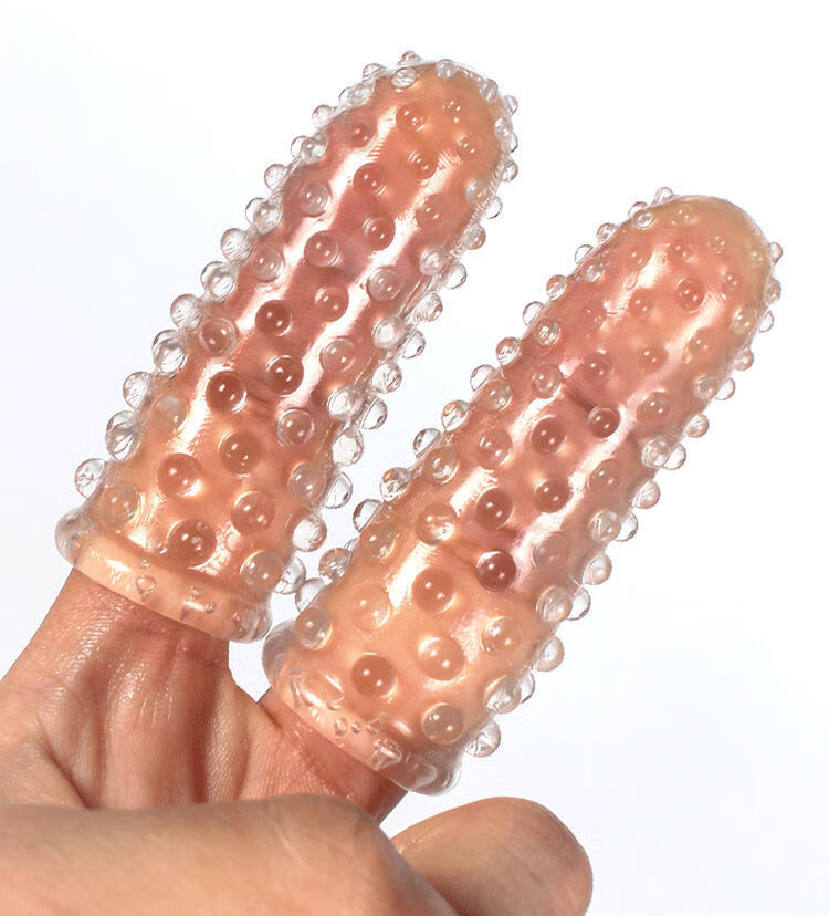 刺激女用扣扣抠抠套夫妻插入私处成人性用品多种玩法抠指套7款润滑2包