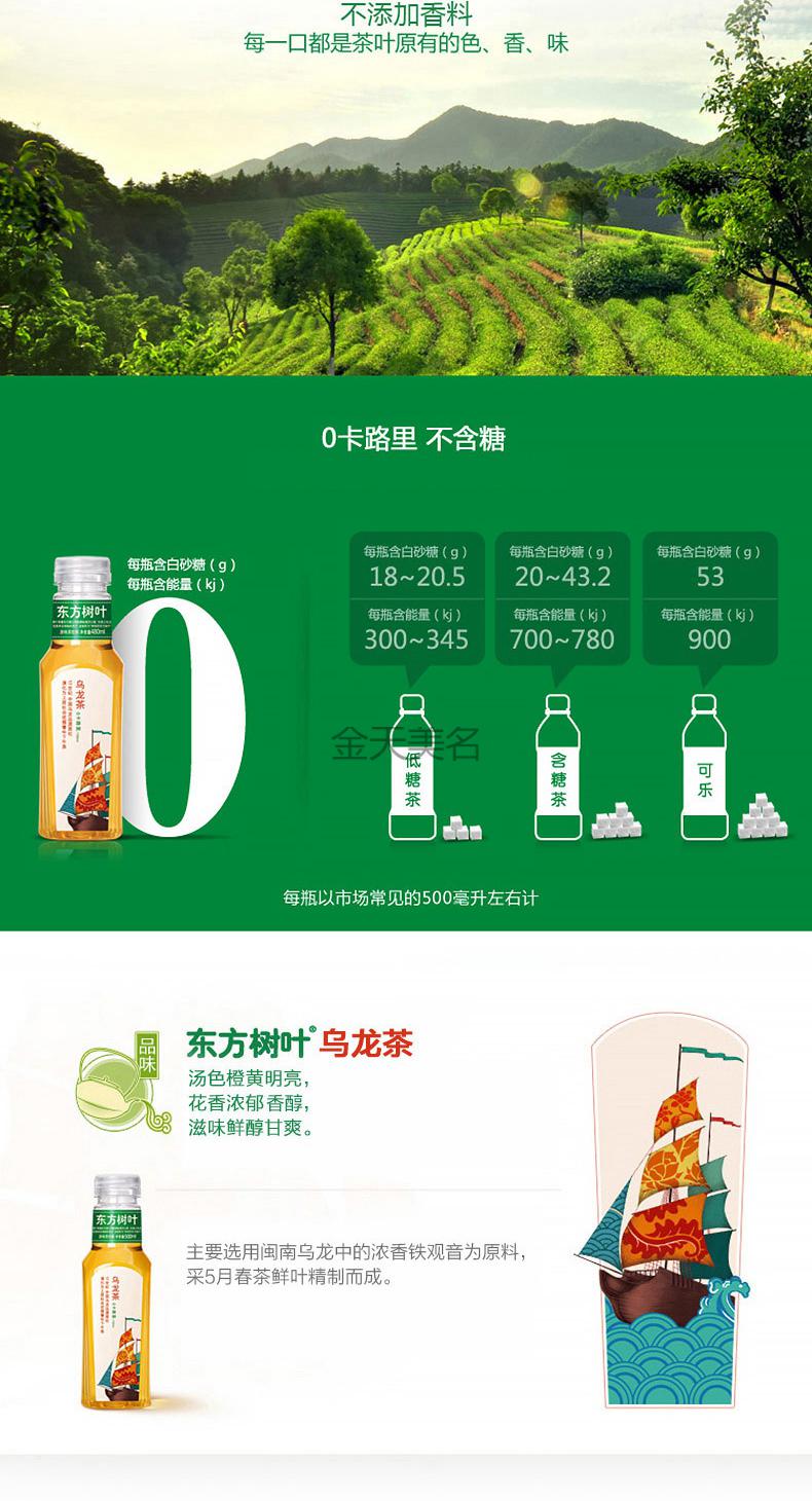 东方树叶乌龙茶500ml15瓶整箱健康茶饮料乌龙茶500ml15瓶