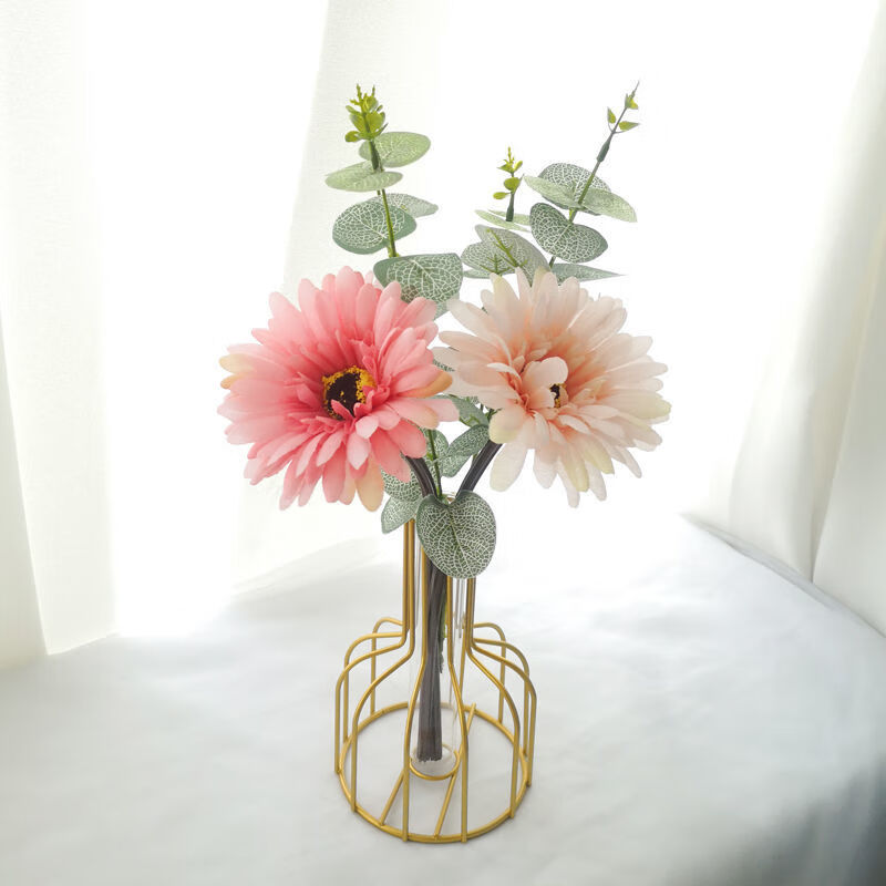 迎新必备家居干花假花仿真花束客厅装饰品摆件塑料娟花茶几餐桌花摆设