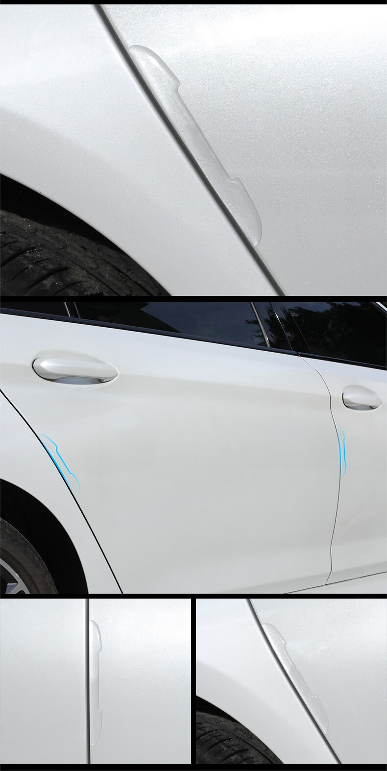 适用于本田车门防撞条皓影xrv缤智crv雅阁思域冠道车身防刮蹭胶贴