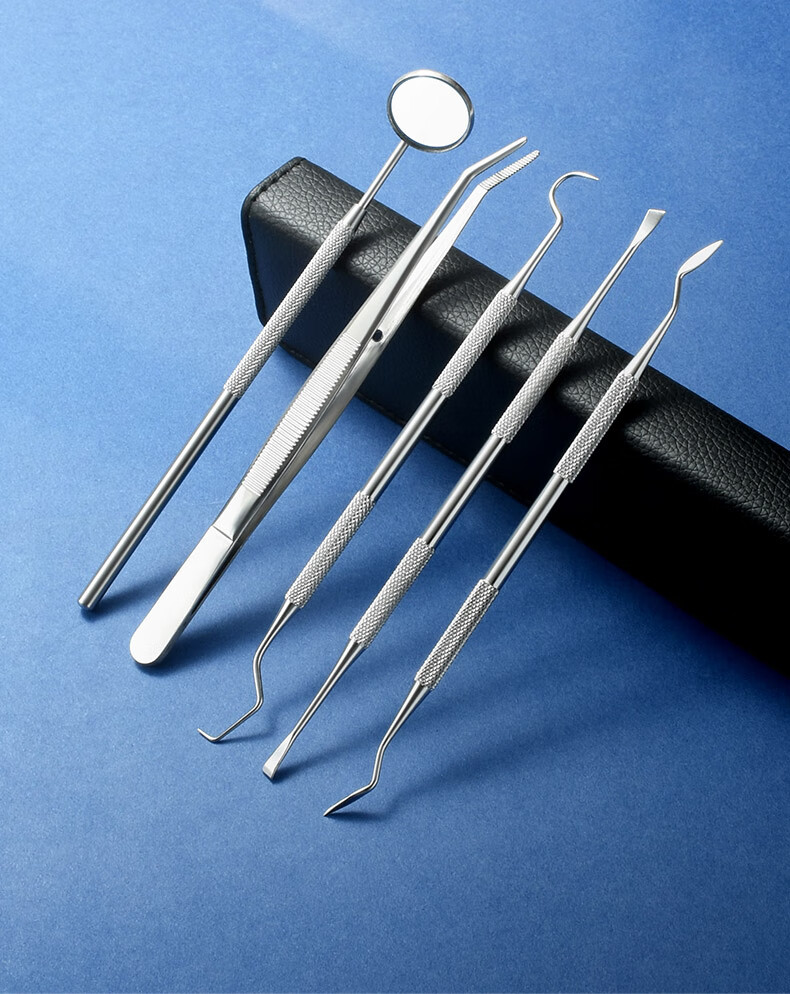 剔牙专用工具掏牙缝神器304不锈钢牙签钢抠挑牙勾清理修牙齿清洁