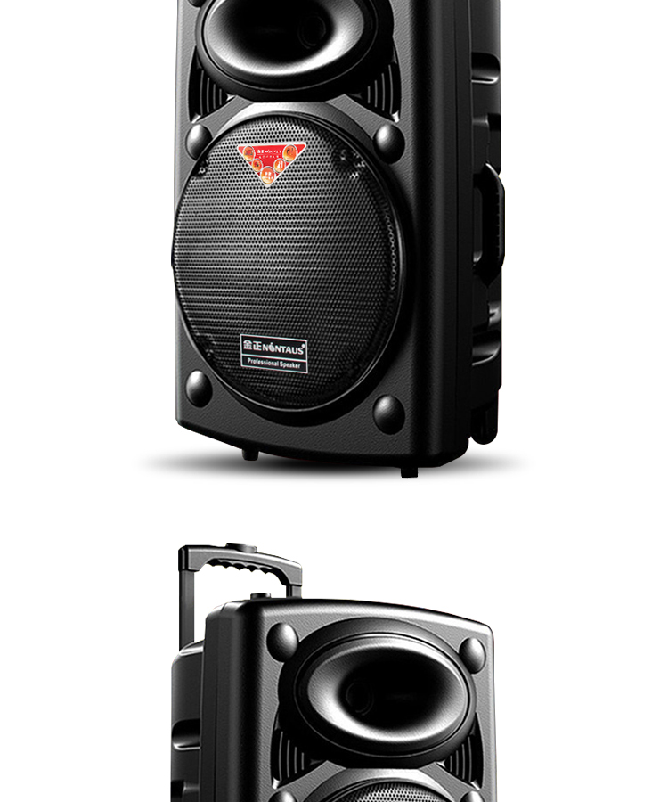 n66广场舞音响便携式户外12寸大功率移动k歌带无线话筒拉杆音箱家用