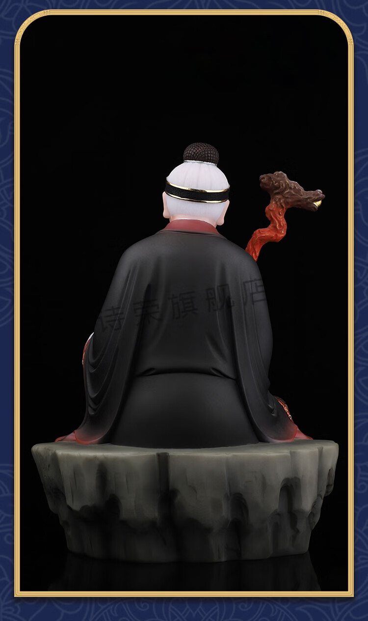 黑老太太神像保家仙黑妈妈歪脖老母像岩石黑妈妈黑老太太汉白玉客厅