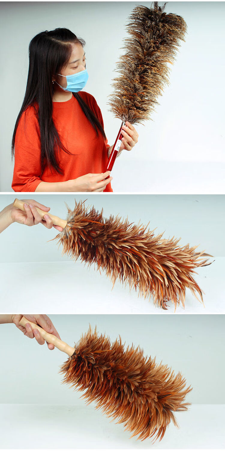 鸡毛掸子鸡毛扫伸缩鸡毛掸子除尘掸鸡毛禅子除尘扫灰 1.