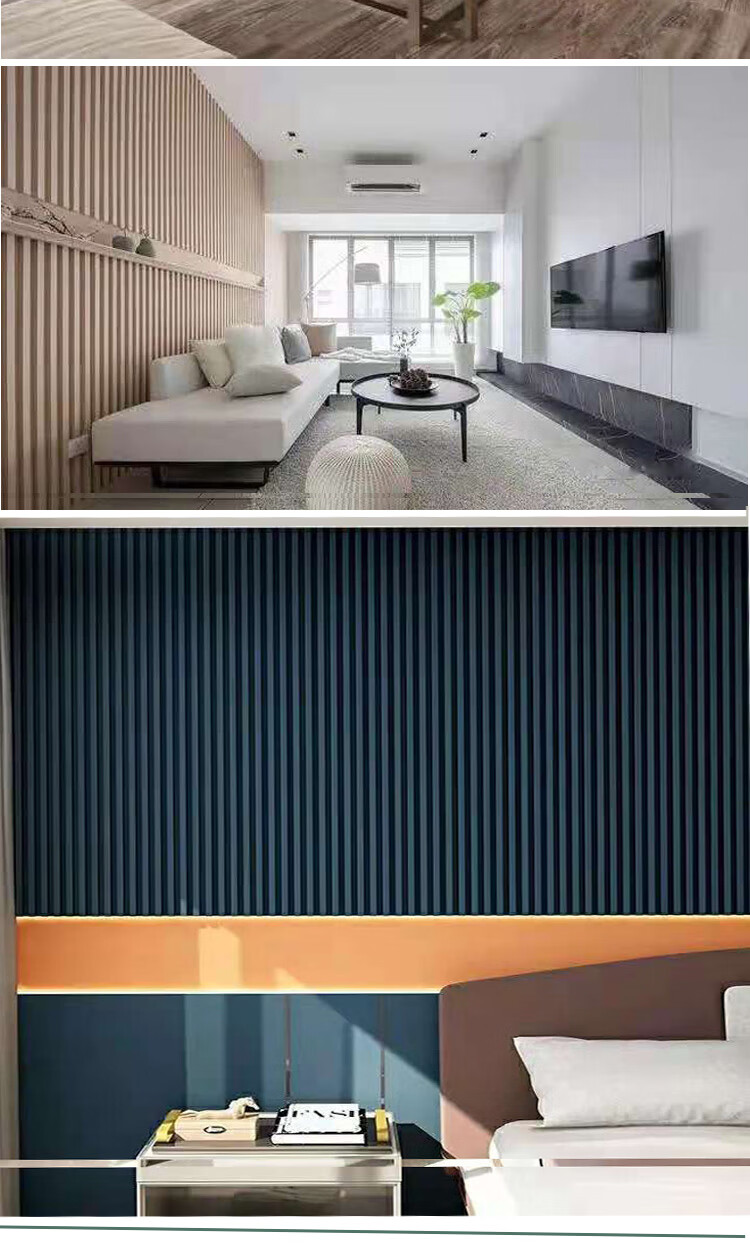 木饰面墙板实木网红格栅板实木格栅电视背景墙网红格