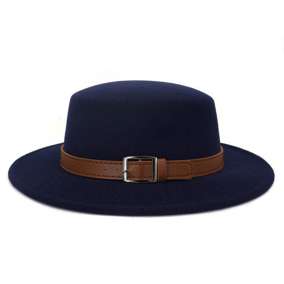 风离痕新品民国风男礼帽秋冬季男女情侣帽子新款英国经典复古毛呢平顶