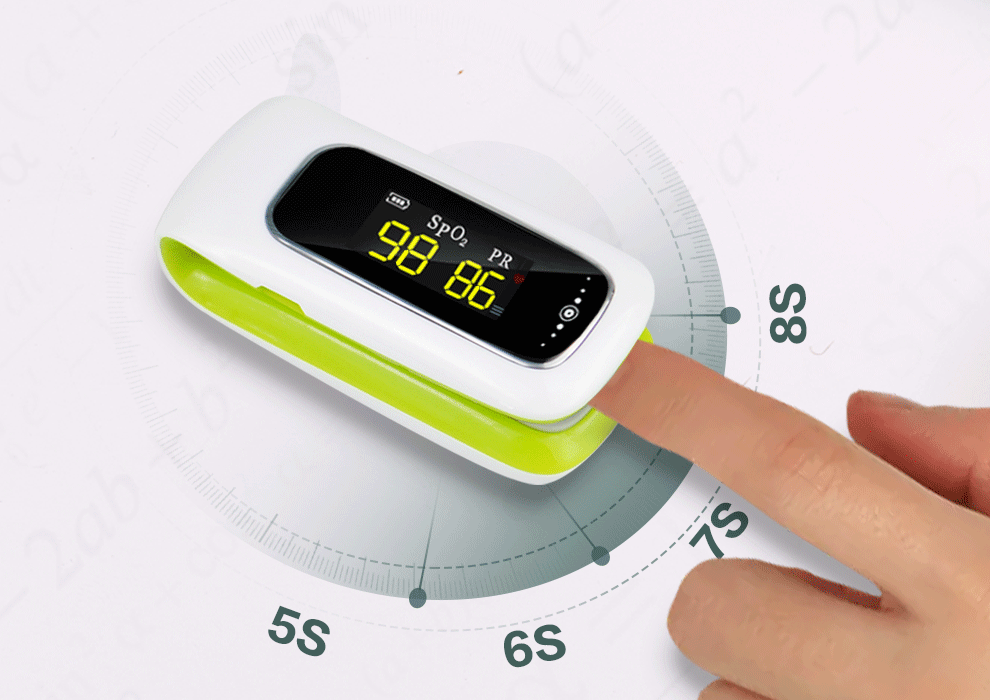 血氧仪指夹式f01t可充电测心率血氧饱和度脉搏检测器指脉氧指夹血氧仪