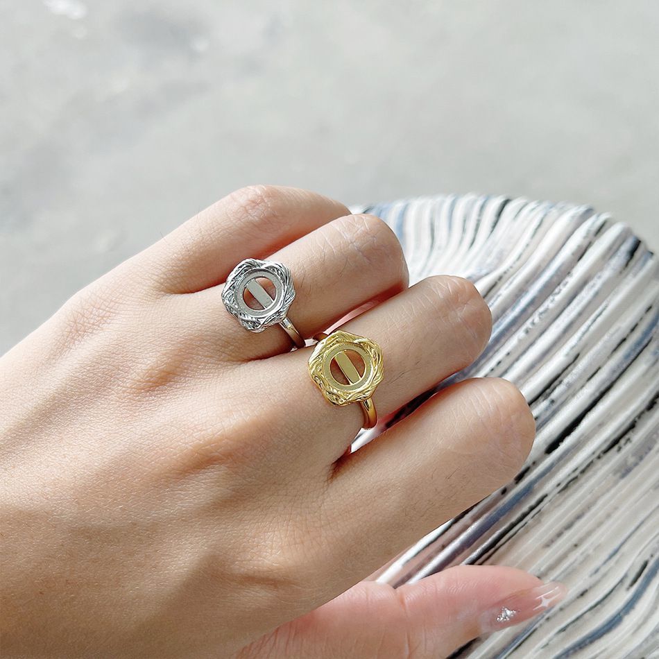 shefeiluo奢菲洛新款欧美ins风叠戴时尚个性开口圆圈戒指女百搭气质