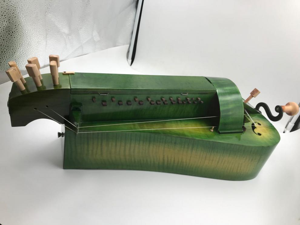绘画鸟眼绘画 人头手摇风琴,6弦24键手摇风琴,纯手工制作#2适用对象