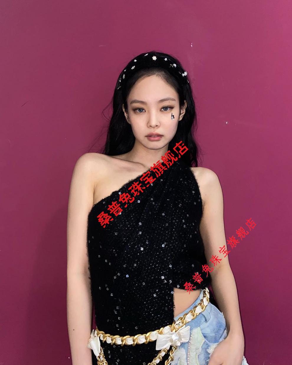 jennie同款发箍蝴蝶结头饰发饰外出百搭blackpink金智妮ins潮发带