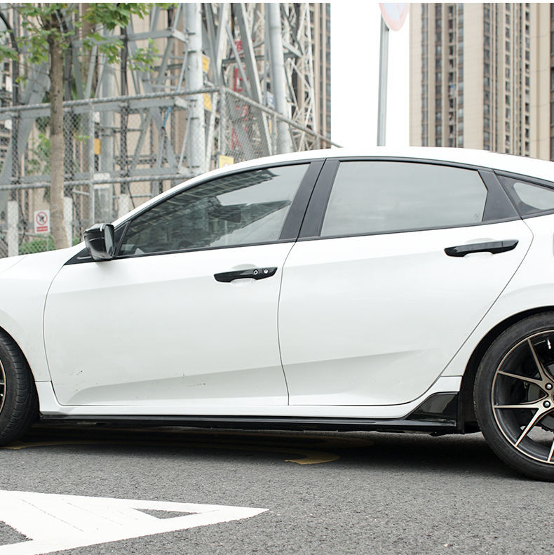 适用于十代思域改装侧裙侧包围车身防撞条思域燃动版高配原厂侧裙思域