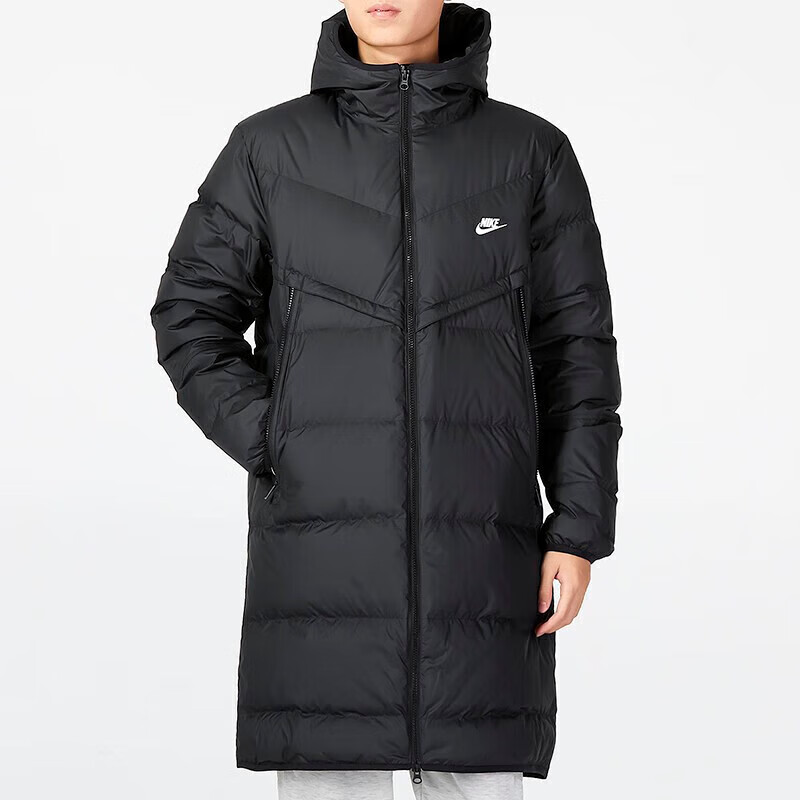 耐克(nike) 羽绒服男装2022冬季运动服加厚保暖防风休闲上衣中长款连