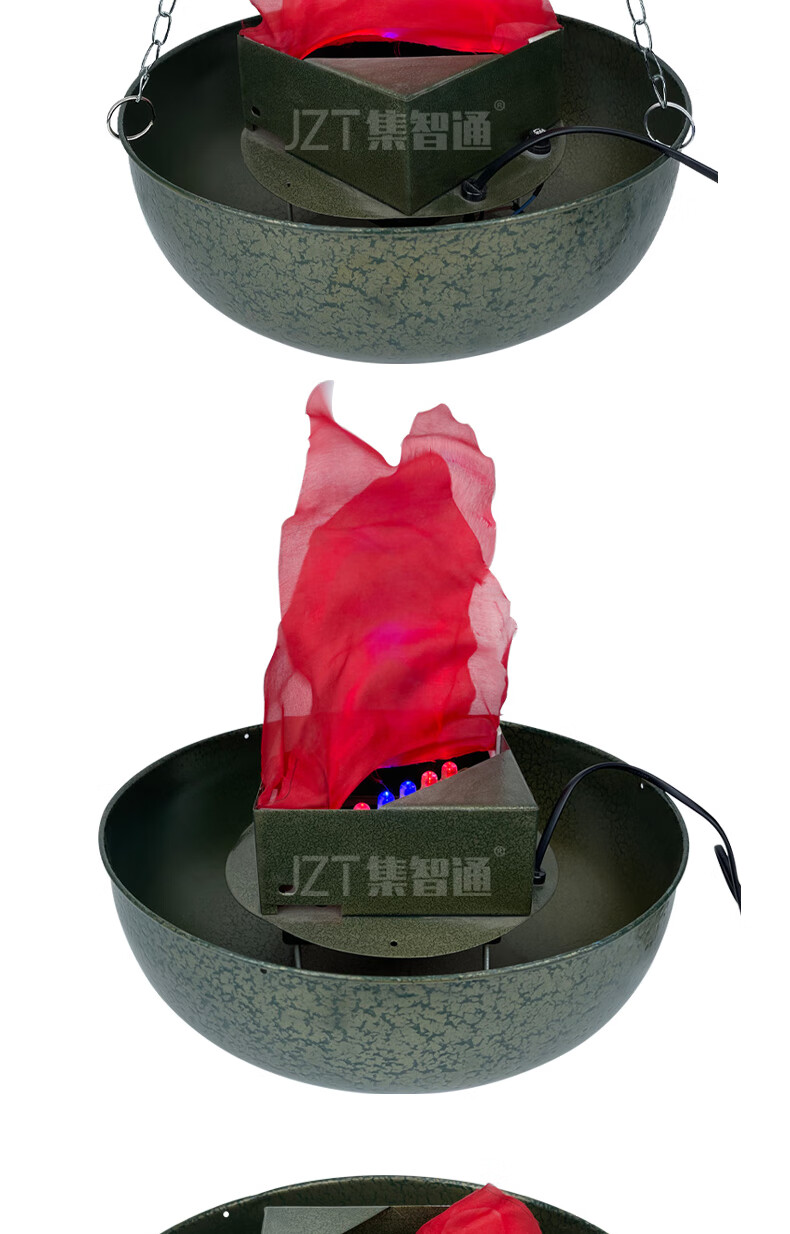 led仿真火焰灯舞台led仿真火焰灯鬼屋火盆灯道具电动篝火晚会灯喷火机