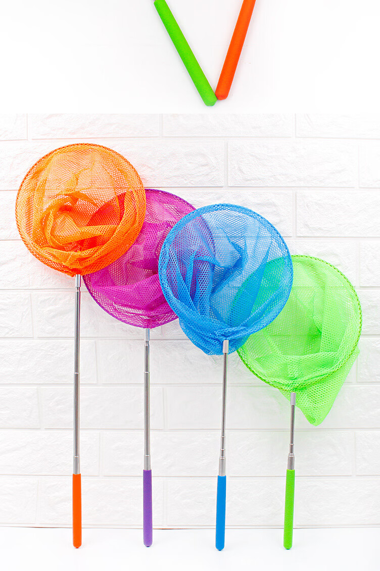 迪士尼沙滩儿童钓鱼玩具儿童钓鱼玩具网捞网兜捕虫网沙滩洗澡戏水塑料